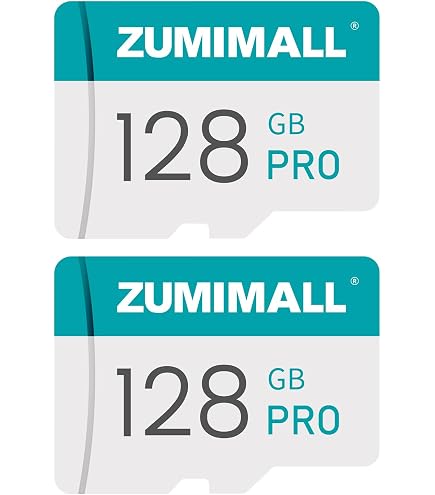 Amazon.com: ZUMIMALL 128GB SD Card - 2 PCS Perfect Storage